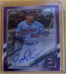 Brent Rooker [Purple Refractor] Baseball Cards 2021 Topps Chrome Rookie Autographs Prices