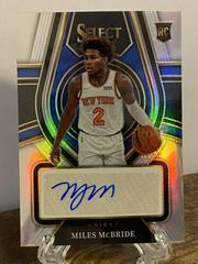 Miles McBride #RS-MMB Basketball Cards 2021 Panini Select Rookie Signatures Prices