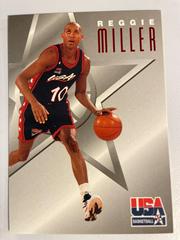 Reggie Miller #5 Basketball Cards 1996 Skybox Texaco USA Prices