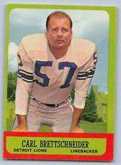 Carl Brettschneider #31 Football Cards 1963 Topps Prices