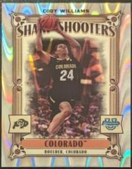 Cody Williams [RayWave] #SS-10 Basketball Cards 2023 Bowman Chrome University Sharp Shooters Prices