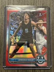Armando Bacot [Chrome Red Shimmer Refractor] #71 Basketball Cards 2021 Bowman University Prices