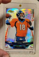 Peyton Manning [Pulsar Refractor] #50 Football Cards 2014 Topps Finest Prices