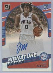 Tyrese Maxey Basketball Cards 2020 Donruss Signature Series Prices
