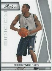 Derrick Favors #213 Basketball Cards 2010 Panini Prestige Prices
