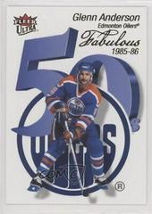Glenn Anderson #FF-15 Hockey Cards 2021 Ultra Fabulous 50's Prices