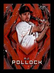A.J. Pollock [Red Flame] #2 Baseball Cards 2017 Topps Fire Prices
