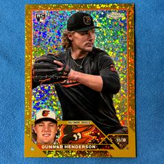 Gunnar Henderson [SP Variation Gold Speckle] #USC208 Baseball Cards 2023 Topps Chrome Update Prices