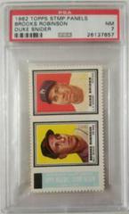Brooks Robinson [Duke Snider] Baseball Cards 1962 Topps Stamp Panels Prices