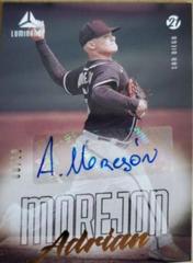 Adrian Morejon [Purple] Baseball Cards 2021 Panini Chronicles Luminance Autographs Prices