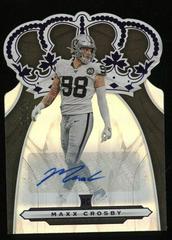 Maxx Crosby [Autograph Purple] Football Cards 2019 Panini Chronicles Crown Royale Prices