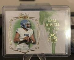 Sam Howell [Silver Silver] Football Cards 2022 Wild Card Matte Smoking Guns Prices