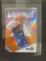 Russell Westbrook [Orange] #3 Basketball Cards 2018 Panini Donruss Optic League Leaders Prices