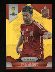 Xabi Alonso [Gold Prizm] Soccer Cards 2014 Panini Prizm World Cup Prices