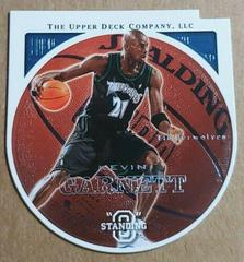 Kevin Garnett # [Die Cut] #45 Basketball Cards 2003 Upper Deck Standing O Prices