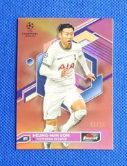 Heung min Son [Rose Gold] #29 Soccer Cards 2022 Topps Finest UEFA Club Competitions Prices