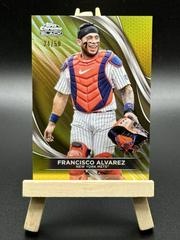 Francisco Alvarez [Gold Refractor] #2 Baseball Cards 2024 Topps Chrome Black Prices