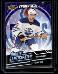 Dylan Holloway #HA-8 Hockey Cards 2022 Upper Deck Credentials Highly Anticipated Prices