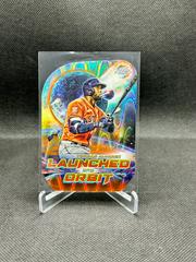 Yordan Alvarez [Orange Galactic] Baseball Cards 2023 Topps Cosmic Chrome Launched Into Orbit Prices