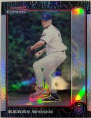 Kerry Wood [Refractor] #2 Baseball Cards 1999 Bowman Chrome Gold Prices