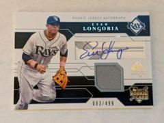 Evan Longoria [Autograph Jersey] Baseball Cards 2008 SP Authentic Prices