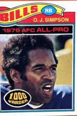 O.J. Simpson [All Pro] #100 Football Cards 1977 Topps Prices