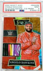 Angelo Dawkins [Tie Dye Prizm] Wrestling Cards 2022 Panini Select WWE Selective Swatches Prices