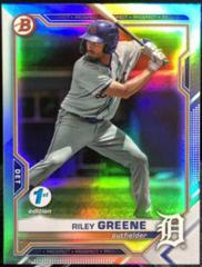 Riley Greene [Sky Blue Foil] Baseball Cards 2021 Bowman Draft 1st Edition Prices