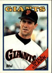 Will Clark Baseball Cards 1988 Topps Prices