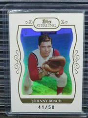 Johnny Bench #18 Baseball Cards 2008 Topps Sterling Prices