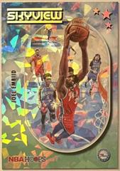Joel Embiid [Green Ice] #22 Basketball Cards 2021 Panini Hoops Skyview Prices