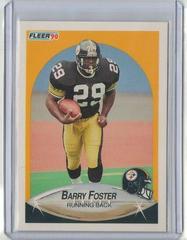 Barry Foster Football Cards 1990 Fleer Update Prices