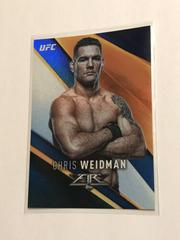 Chris Weidman [Blue] Ufc Cards 2017 Topps UFC Fire Prices
