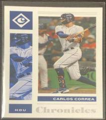 Carlos Correa #3 Baseball Cards 2021 Panini Chronicles Prices