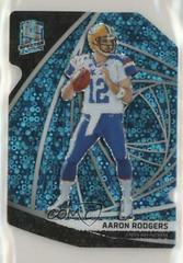 Aaron Rodgers [Neon Blue Die-Cut] #83 Football Cards 2019 Panini Spectra Prices