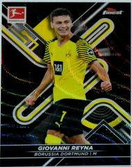 Giovanni Reyna [Black Wave] Soccer Cards 2021 Topps Finest Bundesliga Prices
