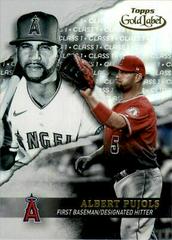 Albert Pujols [Class 1] #2 Baseball Cards 2020 Topps Gold Label Prices