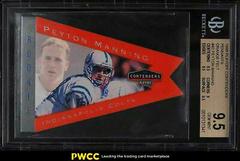 Peyton Manning [Orange] Football Cards 1998 Playoff Contenders Pennants Prices