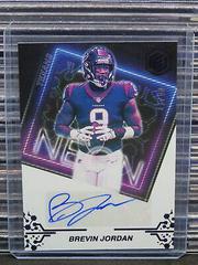 Brevin Jordan [Purple] #NS-BJ Football Cards 2022 Panini Elements Neon Signs Autographs Prices
