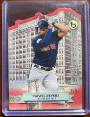 Rafael Devers [60 Broadway Red Die Cut] #29 Baseball Cards 2023 Topps Brooklyn Collection Prices