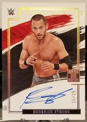 Roderick Strong [Holo Silver] Wrestling Cards 2022 Panini Impeccable WWE Superstar Autographs Prices