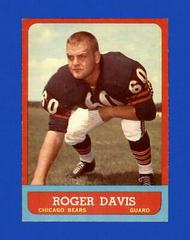 Roger Davis #65 Football Cards 1963 Topps Prices