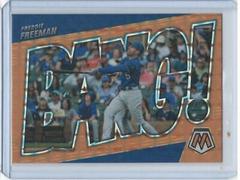 Freddie Freeman [Orange Fluorescent] #BG-11 Baseball Cards 2022 Panini Mosaic Bang Prices