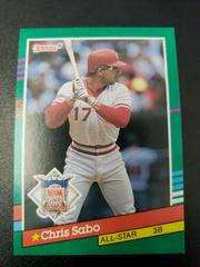 Chris Sabo #440 Baseball Cards 1991 Donruss Prices