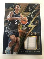Paolo Banchero [Copper] #S-PB Basketball Cards 2022 Panini Select Sparks Patch Prices
