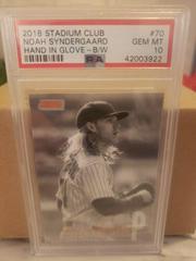 Noah Syndergaard [Hand in Glove Black and White] Baseball Cards 2018 Stadium Club Prices