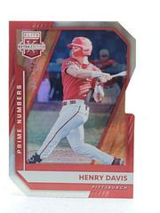 Henry Davis [Prime Numbers C Die Cut] Baseball Cards 2021 Panini Elite Extra Edition Prices