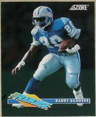 Barry Sanders #8 Football Cards 1993 Panini Score Franchise Prices