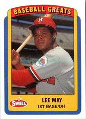 Lee May Baseball Cards 1990 Swell Greats Prices
