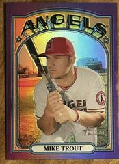 Mike Trout [Chrome] #169 Baseball Cards 2021 Topps Heritage Prices